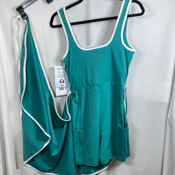 🎄Gift Idea! NWT Beach Riot Astrid Cut-Out Mini Dress in Crystal Coast - Picture 9 of 16